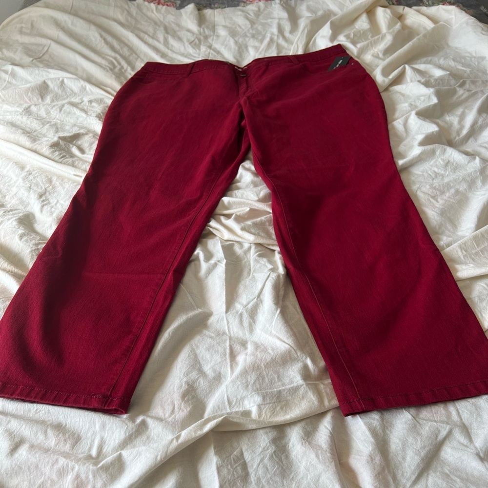 NWT Style & Co. Red Jeans